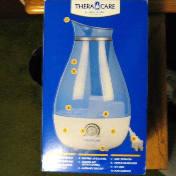 Thera Care Cool Mist Ultrasonic Humidifier - Picture 3 of 4